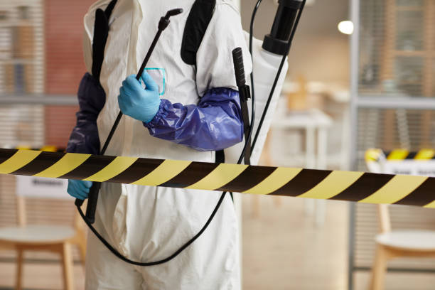 Professional Sewage Cleanup technician working in Riverton, NJ